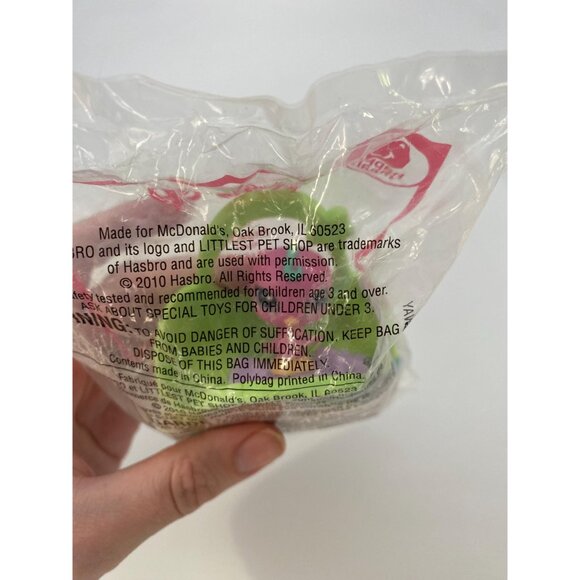 2010 McDonald's Hasbro Littlest Pet Shop Bird Happy Meal Toy Sealed - Picture 3 of 3